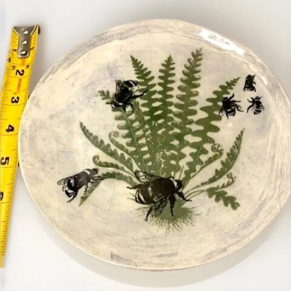 Wanderlust Ceramics Rhode Island vtg plate
